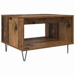 vidaXL Table basse Bois ancien 60 x 50 x 40 cm Bois d'ingénierie