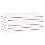 vidaXL Ensemble de boîtes de jardin 4 Pièces blanc bois de pin massif