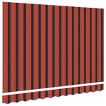 vidaXL Tissu de Remplacement de Store pour Cadre de 3x2 m Rayures Multicolores