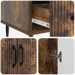 vidaXL Buffet Chêne fumé 66 x 34 5 x 95 cm Bois d'ingénierie