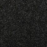 vidaXL Tapis d'escalier auto-adhésifs 15 Pièces Noir 80 x 28 x 3 5 cm