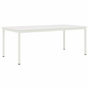 vidaXL Table de salle à manger / Table de repas Blanc