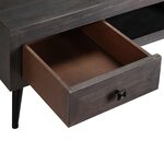 vidaXL Table basse bois de manguier massif 100x60x35 cm