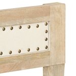 vidaXL Cadre de lit sans matelas bois de manguier massif 200 cm