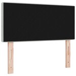 vidaXL Tête de lit en velours gris clair avec boutons en cristal - 100 cm