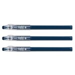Stylo Roller FRIXION ball Stick Pointe 07 Bleu nuit x 3 PILOT