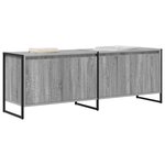 vidaXL Meuble TV Gris Sonoma 140 x 36 x 49.5 cm Bois d'ingénierie