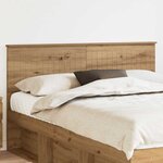 vidaXL Tête de lit Chêne artisanal 150 cm Bois d'ingénierie