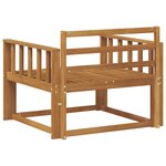 vidaXL Sofa de milieu extérieur Naturel