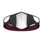 Masque vélo anti-pollution bordeaux avec filtre FFP2 - taille L (homme & femme)