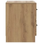vidaXL Cabinet de chevet Chêne artisanal 43 x 34 5 x 44 5 cm