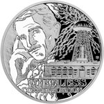 Monnaie en argent 1 dollar g 31.1 (1 oz) millésime 2023 nikola tesla wireless communication