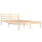 vidaXL Cadre de lit sans matelas bois de pin massif 120x200 cm