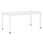 vidaXL Table basse Blanc 100 x 50 x 45 cm Bois de pin massif
