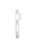 THIRARD - Gâche pour serrure à encastrée zinguée à bouts ronds  avec traine 2cm  hauteur 170mm -  THIRARD