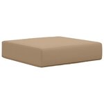 vidaXL Coussin de Siège d'Extérieur Taupe 40 x 40 x 8 cm