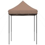 vidaXL Tente de réception pliable escamotable marron 200x200x306 cm