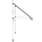 vidaXL Auvent manuel rétractable 350 cm Crème