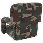 vidaXL Chaise de sol réglable avec accoudoir