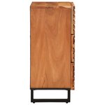 vidaXL Buffets 2 Pièces 60x34x75 cm bois d'acacia massif