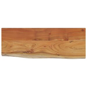 vidaXL Étagère murale rectangulaire massif acacia bordure assortie