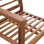 Salon de jardin meuble d'extérieur ensemble de mobilier 4 pièces bois d'acacia solide 02_0016220
