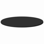 vidaXL Plateau de table Noir 60 x 60 x 1 5 cm Bois d'ingénierie