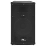 vidaXL Haut-parleur scène Hifi passif professionnel 1000W 32x32x64cm