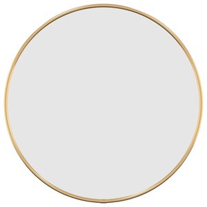 vidaXL Miroir mural Doré Ø 40 cm Rond