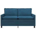 vidaXL Canapé Bleu 156 x 81 x 87 5 cm Velours