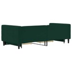 vidaXL Lit de jour avec gigogne et tiroirs sans matelas 90x200 cm