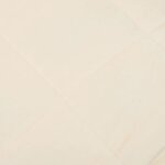 vidaXL Couverture lestée Crème clair 122x183 cm 5 kg Tissu