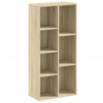 vidaXL Bibliothèque chêne sonoma 50x25x105 cm bois d'ingénierie