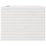 vidaXL Jardinière blanc 110x60x45 5 cm bois de pin massif