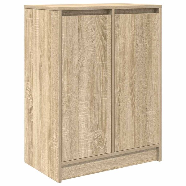 vidaXL Armoire à chaussures chêne sonoma 57x34x76 cm bois d'ingénierie