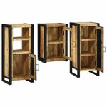 vidaXL Ensemble de mobilier de salle de bain Montage mural 3 Pièces