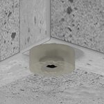 vidaXL Porte-parapluie Gris béton 25 x 24 5 x 64 cm Bois d'ingénierie