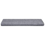 vidaXL Tapis d'escalier autocollants vidaXL  20 pièces  65 x 21 x 4 cm  gris clair  bord rectangulaire
