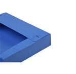 Boite De Classement Cartobox Dos 60mm Carte Lustrée - A4 - Bleu - X 10 - Exacompta