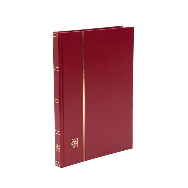 Classeur grand format 32 pages noires pour timbres. Couleur - Rouge