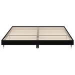 vidaXL Cadre de lit sans matelas noir 120x200 cm