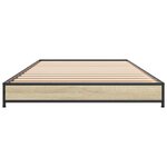 vidaXL Cadre de lit Chêne Sonoma 80 x 200 cm Bois d'ingénierie