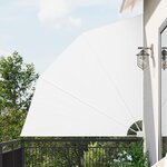 vidaXL Écran de confidentialité pour balcon Blanc 210 x 210 cm tissu