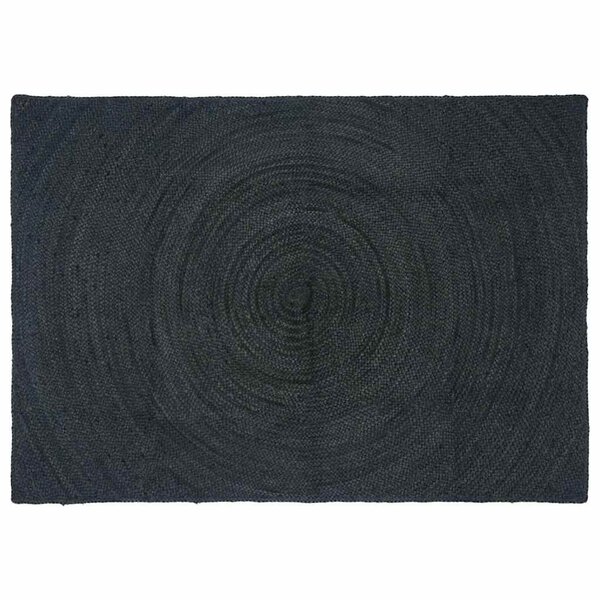 vidaXL Tapis de surface Rectangulaire Gris foncé 120 x 170 cm Jute