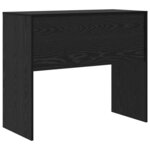 vidaXL Bureau Chêne noir 90 x 40 x 76 cm Bois d'ingénierie