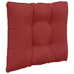 vidaXL Coussin de canapé d'extérieur 3 Pièces Bordeaux Polyester
