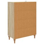 vidaXL Buffet Chêne Sonoma 66 x 34 5 x 95 cm Bois d'ingénierie