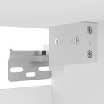 vidaXL Meuble TV mural Blanc 30 5x30x30 cm