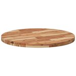 vidaXL Dessus de table rond Ø80x4 cm bois massif d'acacia