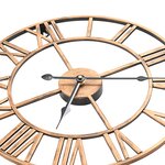 vidaXL Horloge murale Métal 40 cm Doré